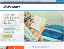 Tablet Screenshot of bossreaders.com